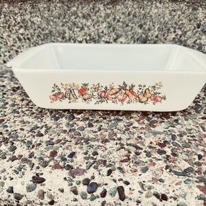 Anchor Hocking USA 5 X 9, 1 Qt Loaf Pan, Harvest Vegetable Meatloaf Bread 441